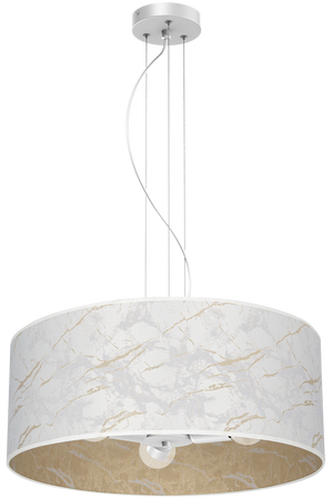 Milagro - Lampa wisząca SENSO White/Gold 3xE27