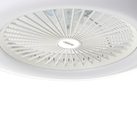 Milagro - Plafoniera LED ZONDA WHITE 48W z wentylatorem