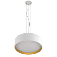 Lampa wisząca Hudson biało - złota LED 4000K