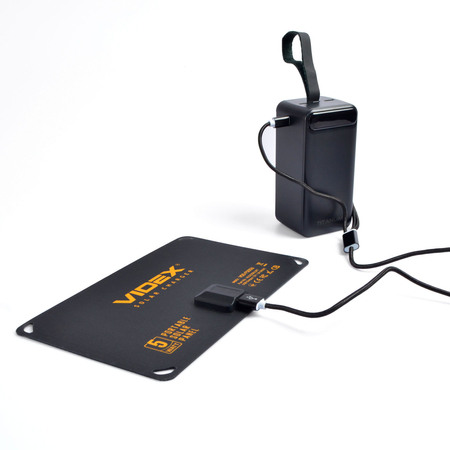 Przenośna ładowarka słoneczna panel solarny 5W USB 3w1 VSO-F505U