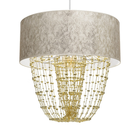 Milagro - Lampa wisząca ALMERIA WHITE/GOLD 1xE27