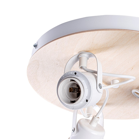 Milagro - Lampa sufitowa OVAL WHITE 3xE27