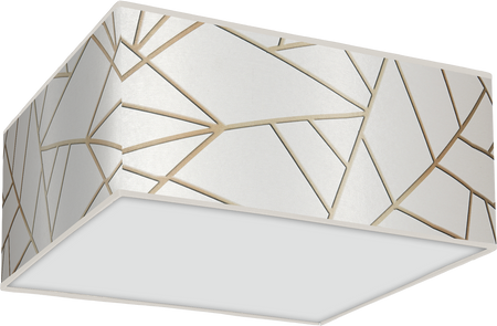 Milagro - Lampa sufitowa ZIGGY WHITE White/Gold 2xE27