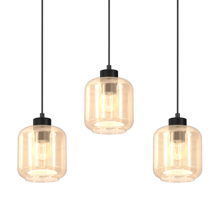 Lampa wisząca SOMBRA AMBER 3xE27
