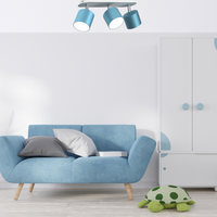 Lampa sufitowa Dixie 3xGX53 Niebieski/Biały