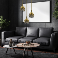 Lampa wisząca MONTE GOLD 3xE27