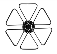 Lampa wiszące Trójkąty MADERA 124W + Pilot AZ133