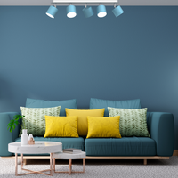 Milagro - Lampa sufitowa DIXIE BLUE/WHITE 5xGX53