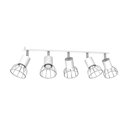 Milagro - Lampa Sufitowa Dante Silver 5x mini GU10
