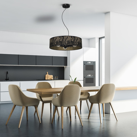 Milagro - Lampa Wisząca SATINO GOLD 3xE27