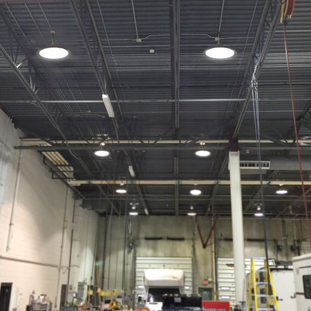 Lampa LED High Bay Oświetlenie Przemysłowe 100W IP65 18000 Lumenów Czarna