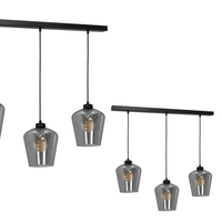 Milagro - Lampa wisząca SANTIAGO SMOKED 3xE27