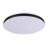 Plafon Babilon 38 cm czarny LED 4000K