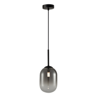Milagro - Lampa wisząca ALIAS BLACK 1xG9 fi 120