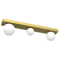 Milagro - Lampa sufitowa BIBIONE GOLD 3xG9