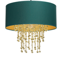 Milagro - Lampa wisząca ALMERIA GREEN/GOLD 1xE27