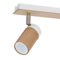 Milagro - Lampa sufitowa BARON WHITE 2xGU10