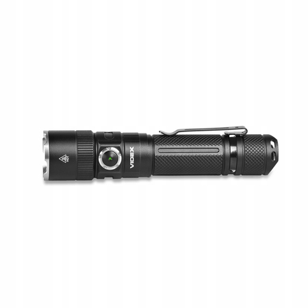 Latarka LED Videx 1500 Lumenów, Barwa 5000K, USB C, IP67, Zasięg 230 Metrów