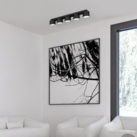 Milagro - Lampa sufitowa DIXIE Black  5xGX53