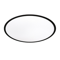 Plafon Pryzma 38 cm czarny LED CCT