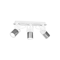 Milagro - Lampa sufitowa WILSON WHITE 3xGU10