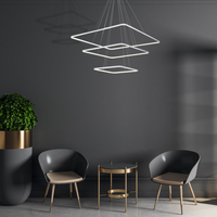 Milagro - LAMPA WISZĄCA NIX WHITE 117W LED