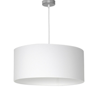 Milagro - Lampa wisząca CASINO WHITE/CHROME 1xE27