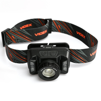 Latarka czołowa LED 5W ZOOM IP65 czujnik ruchu VLF-H045Z