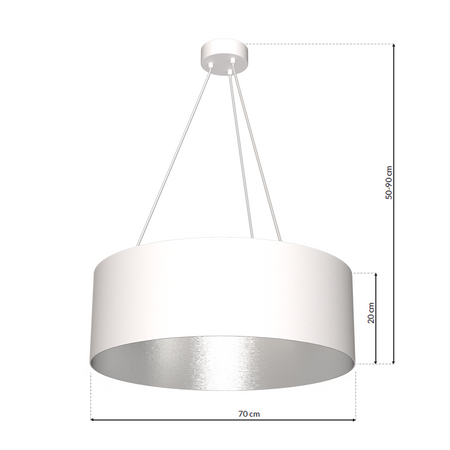 Milagro - Lampa Wisząca ROBIN 3xE27