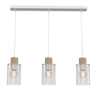 Milagro - Lampa wisząca MADERA 3xE27