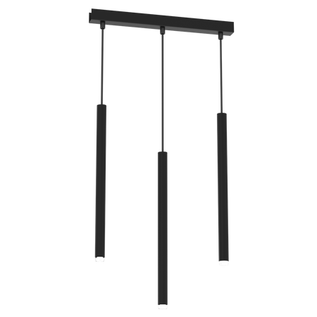 Milagro - Lampa wisząca MONZA BLACK 3xG9 max 8W LED