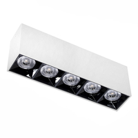 Lampa liniowa natynkowa 15w 3000K biało-czarna JDL-3T