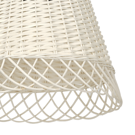 Milagro - Lampa wisząca VIMINI WHITE 1xE27