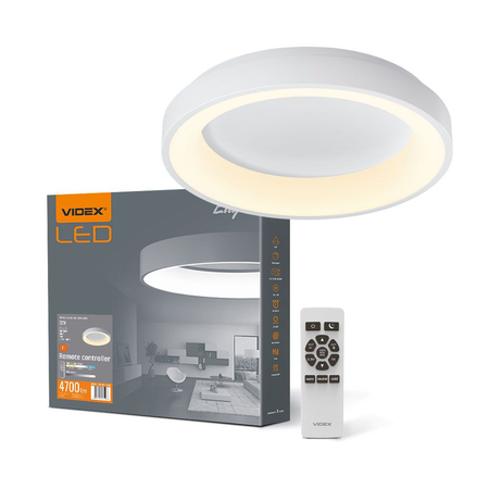 Plafon LED oprawa okrągła biała 72W 3 barwy światła + pilot