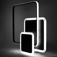 LAMPA SUFITOWA 72W CZARNA + PILOT DL-F06 TUNA