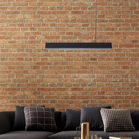 Lampa Wisząca Mira M 80 cm Czarna Sterowanie Tuya 32W LED Zmienna Barwa CCT