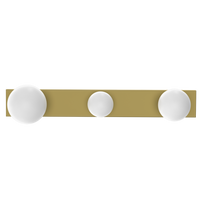 Milagro - Lampa sufitowa BIBIONE GOLD 3xG9