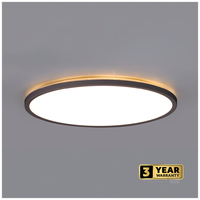 Plafon LED NIVERA CIRCLE 24W 3CCT LX IP54 czarny Kobi Premium