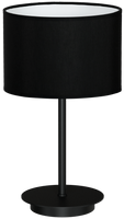 Milagro - Lampka stołowa BARI BLACK 1xE27
