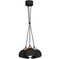 Milagro - Lampa wisząca DAMA BLACK 3xE27