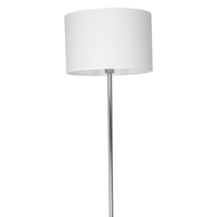 Milagro - Lampa stojąca CASINO WHITE/CHROME 1xE27