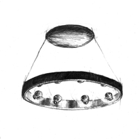 Milagro - Lampa Wisząca CASSIOPEIA 9xE14