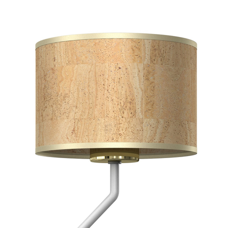 Milagro - Kinkiet CORK White/Cork 1xE27 + Mini GU10