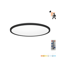 Plafon LED NIVERA CIRCLE 24W 3CCT LX IP54 czarny Kobi Premium
