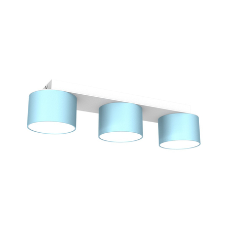 Milagro - Lampa sufitowa DIXIE Blue/White 3xGX53