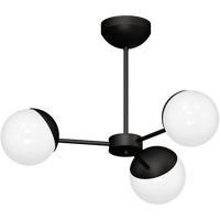 Milagro - Żyrandol SFERA BLACK 3xE14