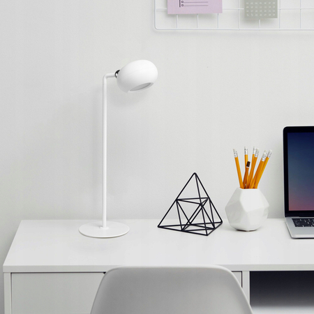 Lampka Biurkowa LED Ładowalna VIDEX 300 Lumenów Akumulator 1800mAh Biała VLE-TF18W