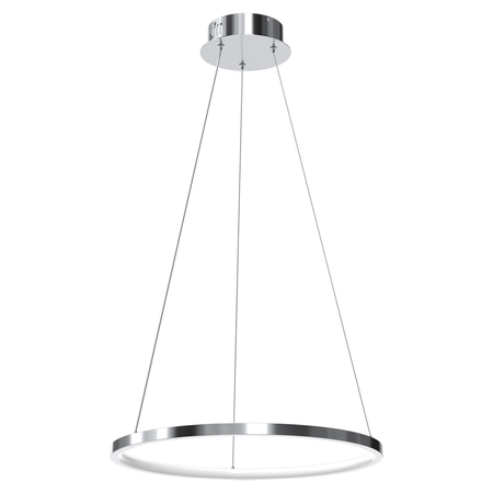 Milagro - Lampa wisząca ROTONDA CHROME 27W LED