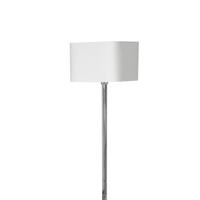 Milagro - Lampa stojąca NAPOLI WHITE/CHROME 1xE27