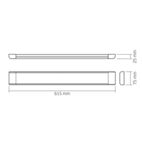 Oprawa liniowa LED Videx 27W 4000K lampa listwa